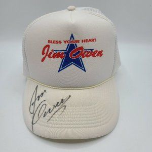 Autographed Bless Your Heart Jim Owen Country Singer Hat Cap